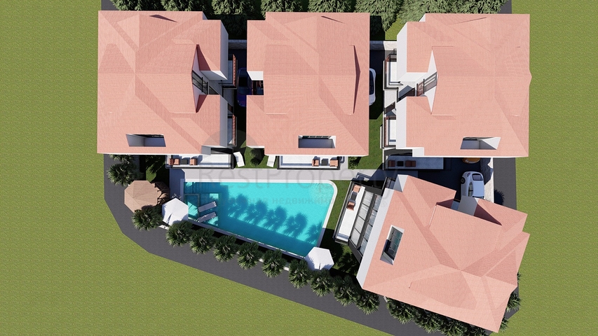 Виллы планировки 4+1 в районе Кемер - Анталия