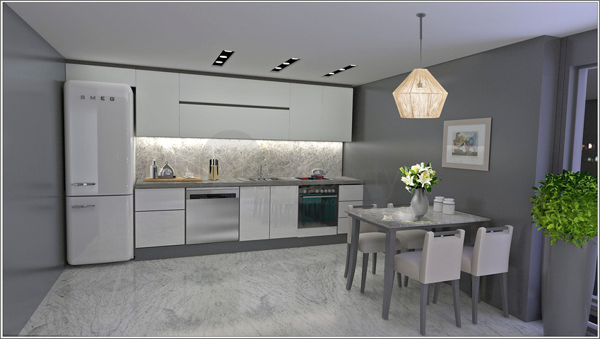 Квартиры планировки 1+1 и 2+1 дуплекс в центре города Анталия 