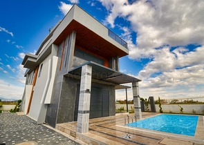 Вилла планировки 7+2 в районе Дошемеалты - Анталия