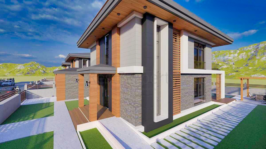 Вилла планировки 4+1 в районе Белек - Анталия