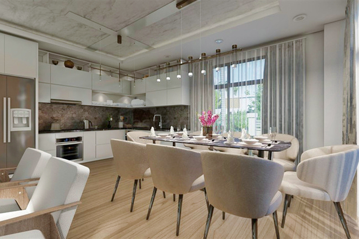 Вилла планировки 4+1 в районе Белек - Анталия