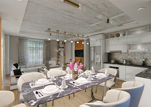 Вилла планировки 4+1 в районе Белек - Анталия