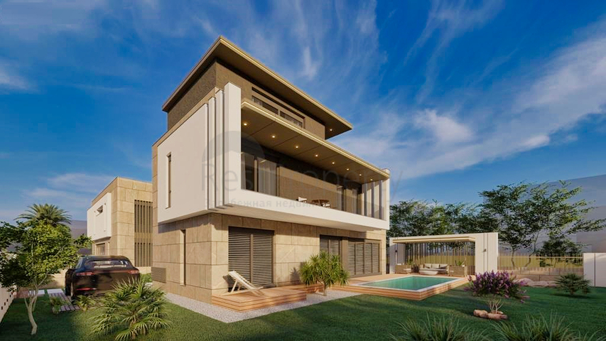 Вилла планировки 4+1 в районе Белек площадью 220 м2 - Анталия 