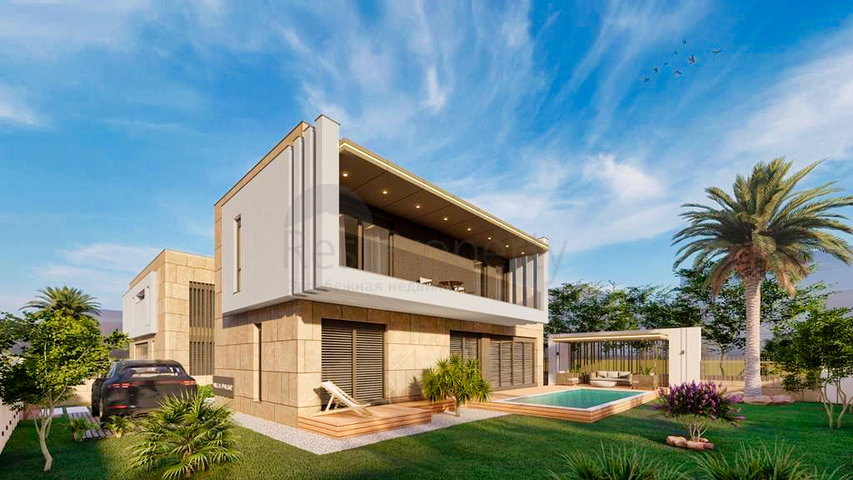 Вилла планировки 4+1 в районе Белек площадью 220 м2 - Анталия 