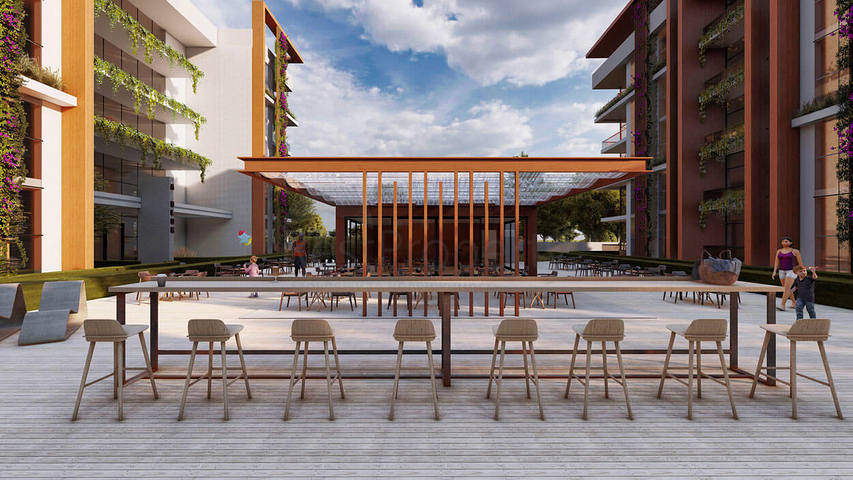 Квартиры планировки 1+1 и 2+1 в районе Дошемеалты - Анталия