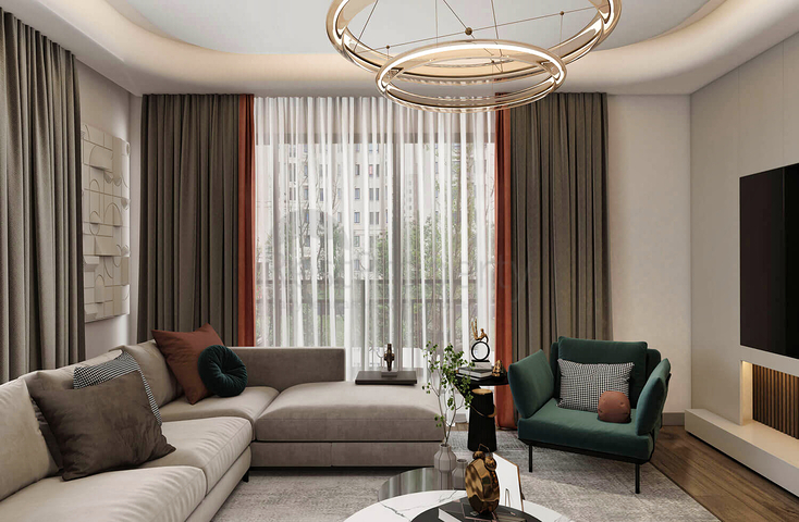 Квартиры 2+1 и 3+1 в элитном районе Анталии