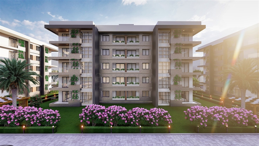 Квартиры 2+1 и 3+1 в элитном районе Анталии