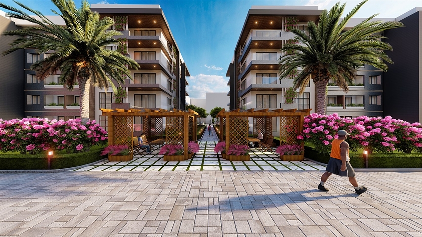 Квартиры 2+1 и 3+1 в элитном районе Анталии