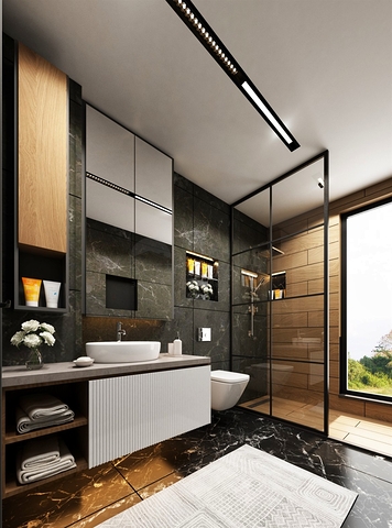 Вилла планировки 5+2 в микрорайоне Моллаюсуф - Анталия