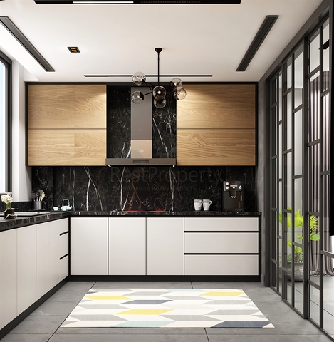 Вилла планировки 5+2 в микрорайоне Моллаюсуф - Анталия