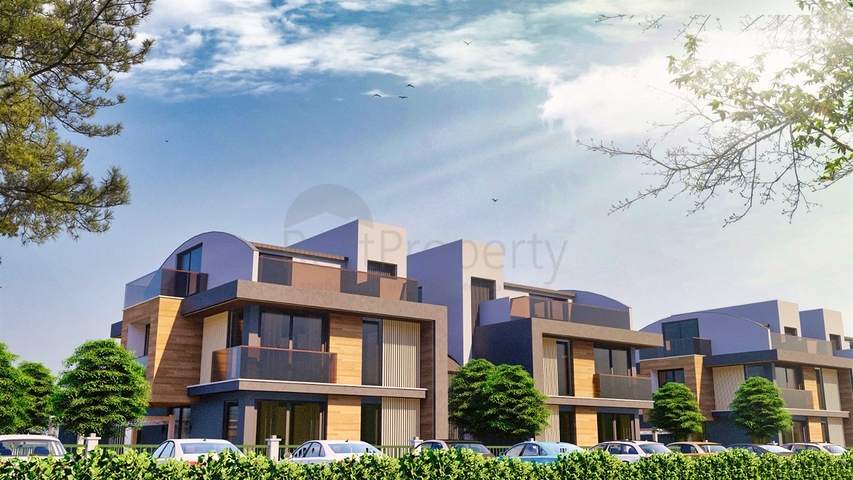 Вилла планировки 5+2 в микрорайоне Моллаюсуф - Анталия