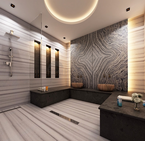 Вилла планировки 5+2 в микрорайоне Моллаюсуф - Анталия