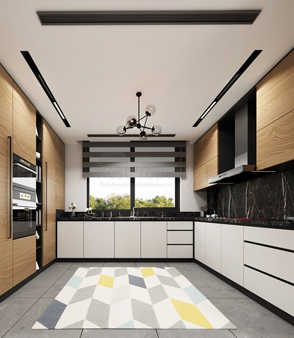 Вилла планировки 5+2 в микрорайоне Моллаюсуф - Анталия