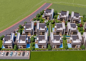 Вилла планировки 5+2 в микрорайоне Моллаюсуф - Анталия