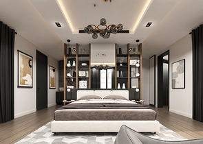 Вилла планировки 5+2 в микрорайоне Моллаюсуф - Анталия