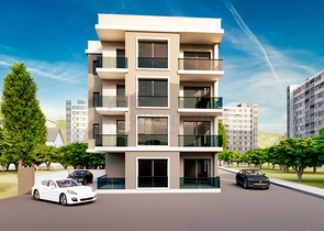 Квартиры планировки 1+1 в микрорайоне Юксекалан - Анталия 