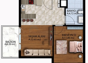 Инвестиционный проект в районе Алтынташ - Анталия 