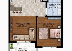 Инвестиционный проект в районе Алтынташ - Анталия 