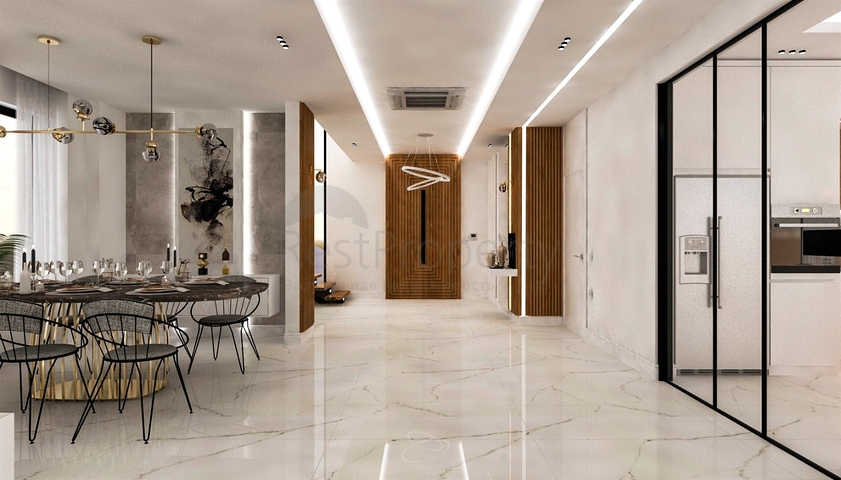 Вилла планировки 4+1 в районе Дошемеалты - Анталия 