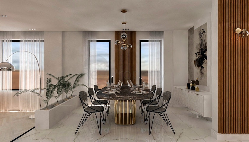 Вилла планировки 4+1 в районе Дошемеалты - Анталия 