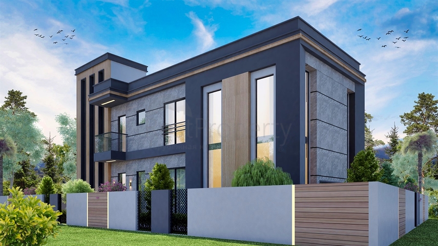 Вилла планировки 4+1 в районе Дошемеалты - Анталия 