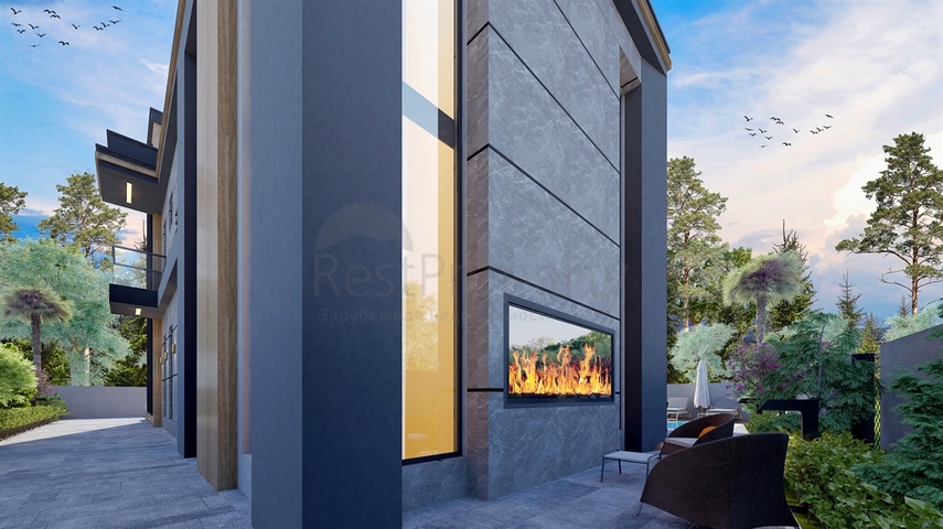 Вилла планировки 4+1 в районе Дошемеалты - Анталия 