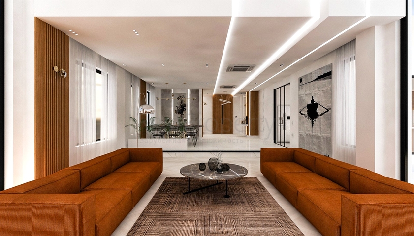 Вилла планировки 4+1 в районе Дошемеалты - Анталия 