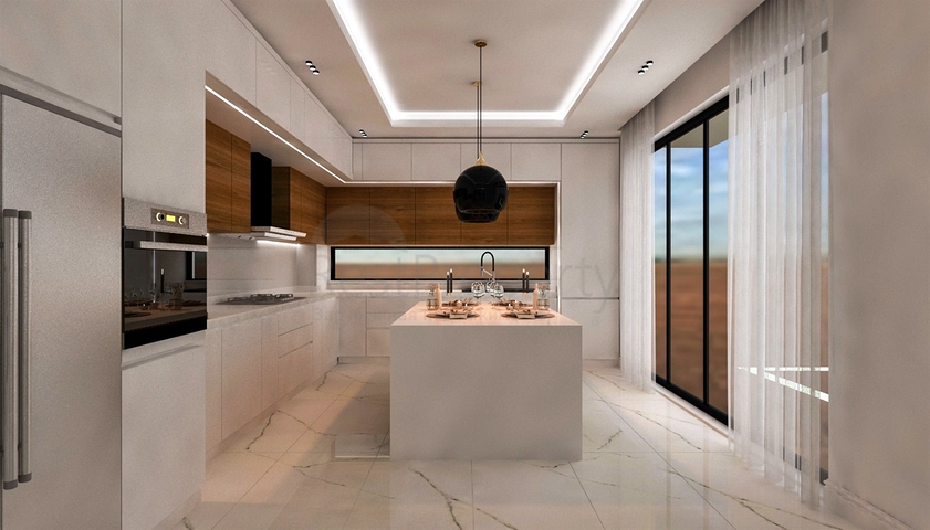 Вилла планировки 4+1 в районе Дошемеалты - Анталия 