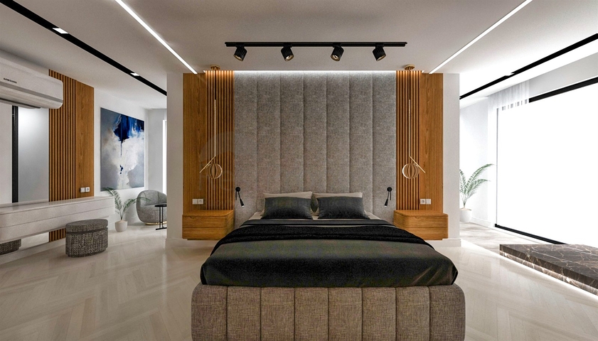 Вилла планировки 4+1 в районе Дошемеалты - Анталия 