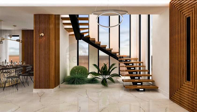 Вилла планировки 4+1 в районе Дошемеалты - Анталия 