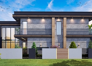 Вилла планировки 4+1 в районе Дошемеалты - Анталия 