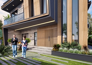 Вилла планировки 4+1 в районе Дошемеалты - Анталия 