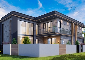 Вилла планировки 4+1 в районе Дошемеалты - Анталия 