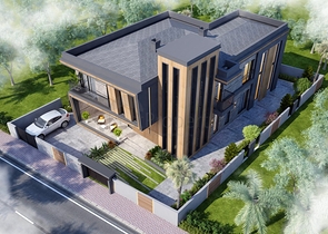 Вилла планировки 4+1 в районе Дошемеалты - Анталия 