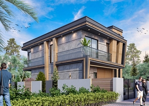 Вилла планировки 4+1 в районе Дошемеалты - Анталия 