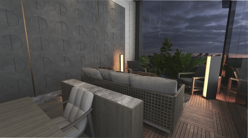 Квартиры планировки 1+1 в районе Кепез - Анталия 