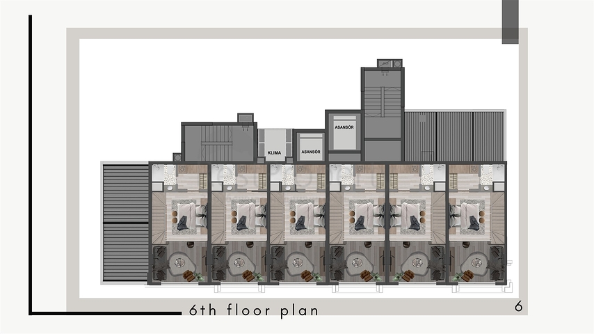 Квартиры планировки 1+1 в районе Кепез - Анталия 