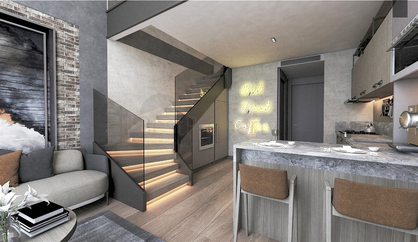 Квартиры планировки 1+1 в районе Кепез - Анталия 