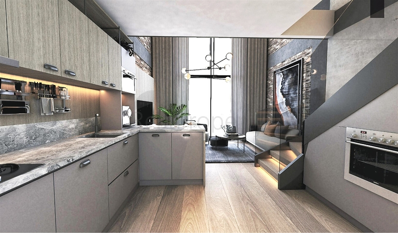 Квартиры планировки 1+1 в районе Кепез - Анталия 