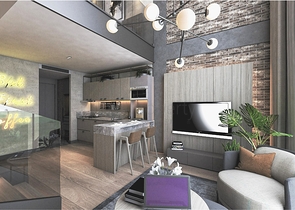 Квартиры планировки 1+1 в районе Кепез - Анталия 