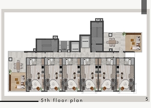 Квартиры планировки 1+1 в районе Кепез - Анталия 