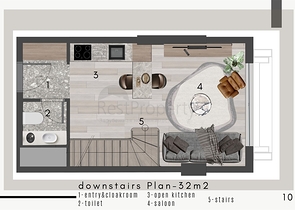 Квартиры планировки 1+1 в районе Кепез - Анталия 