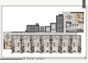 Квартиры планировки 1+1 в районе Кепез - Анталия 