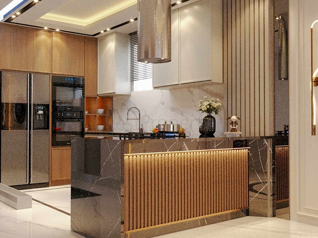 Вилла планировки 5+1 в микрорайоне Моллаюсуф - Анталия