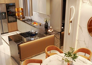 Вилла планировки 5+1 в микрорайоне Моллаюсуф - Анталия