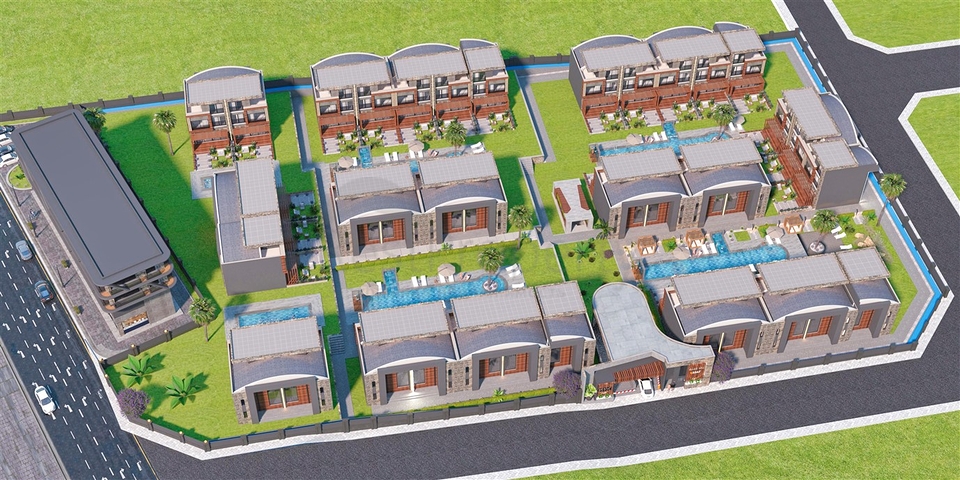 Квартира планировки 4+1 в районе Алтынташ - Анталия 