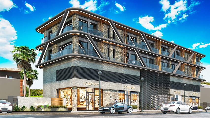 Квартира планировки 4+1 в районе Алтынташ - Анталия 