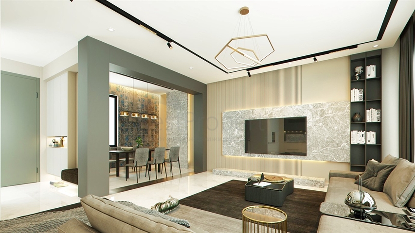 Квартира планировки 4+1 в районе Алтынташ - Анталия 