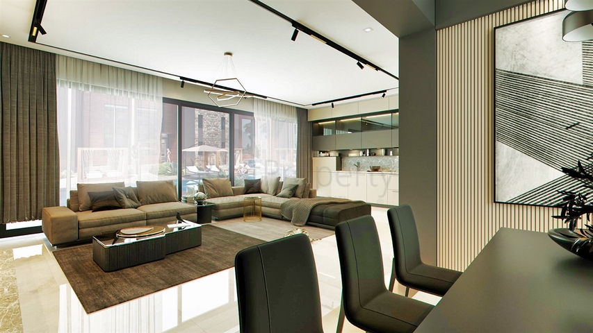 Квартира планировки 4+1 в районе Алтынташ - Анталия 