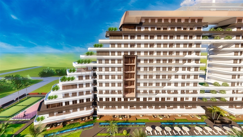 Квартира планировки 2+1 в районе Алтынташ - Анталия  